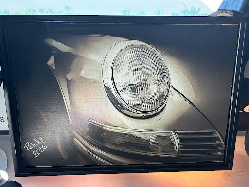 Porsche F-body Photo on canvas